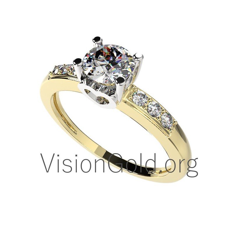 Engagement Ring & Wedding Ring 0248