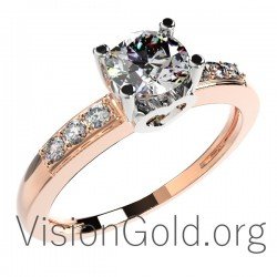 Engagement Ring & Wedding Ring 0248