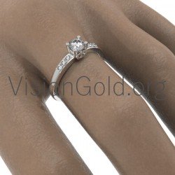 Engagement Ring & Wedding Ring 0248