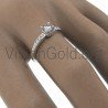 Μονόπετρo δαχτυλίδι αρραβώνα & γάμου 0248