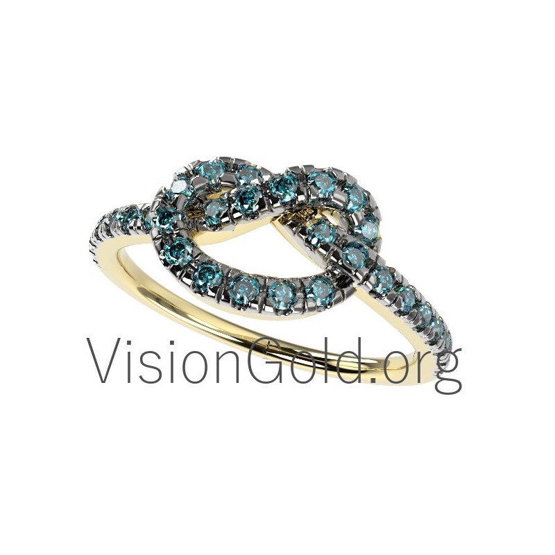 Women's knot ring 0240