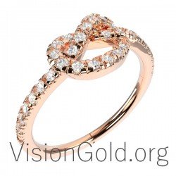 Women's knot ring 0240