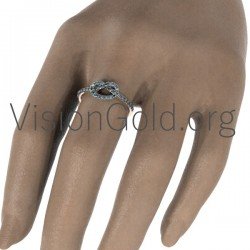 Women's knot ring 0240