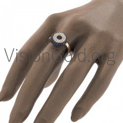 Ring mit Guckloch aus Gold 0242