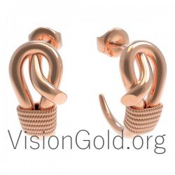 Σκουλαρίκια κόμπος 0035