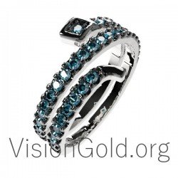 Χρυσό δαχτυλίδι φίδι  0103