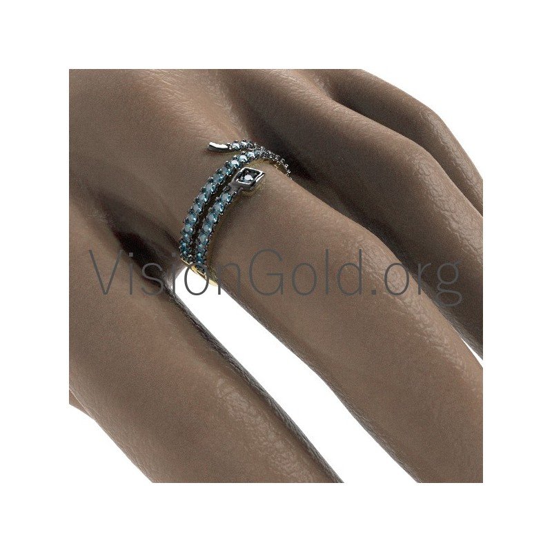 Gold snake ring 0103