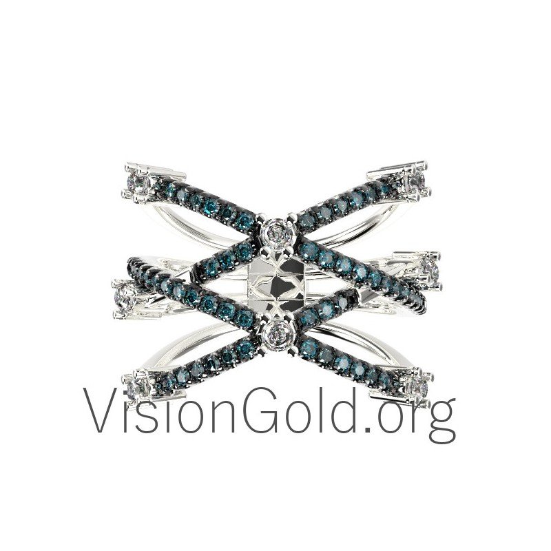 Gold Damenring 0127