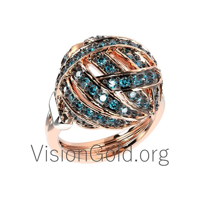 anillo de diamantes Gioielli 0135