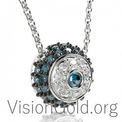 Trendy evil eye necklace design 0239