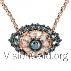 Χρυσο ματακι για λαιμο