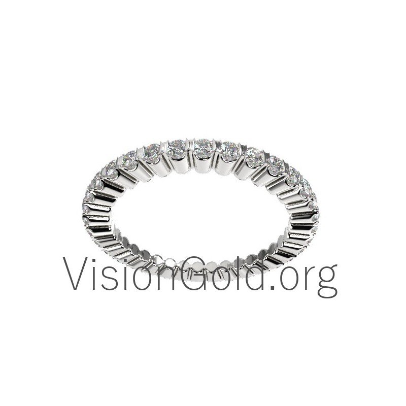 Slim Diamond Eternity Ring 0014