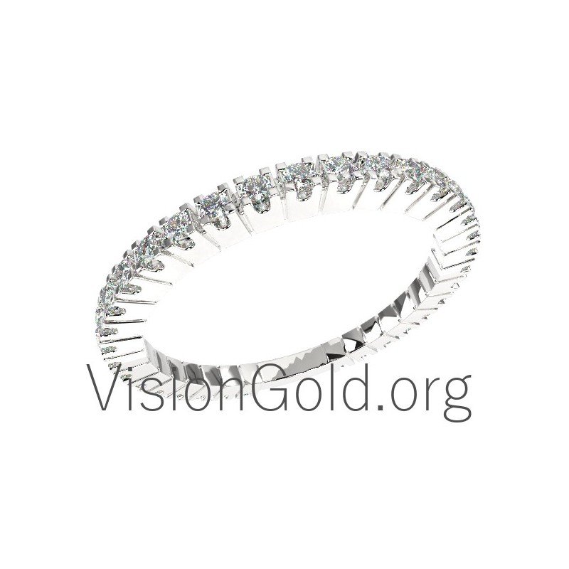 Λεπτο Σειρε Δαχτυλιδι Με Διαμαντια 0018