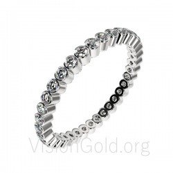 Χειροποιητο Ολοβερο Σειρε Δαχτυλιδι Με Διαμαντια 0024