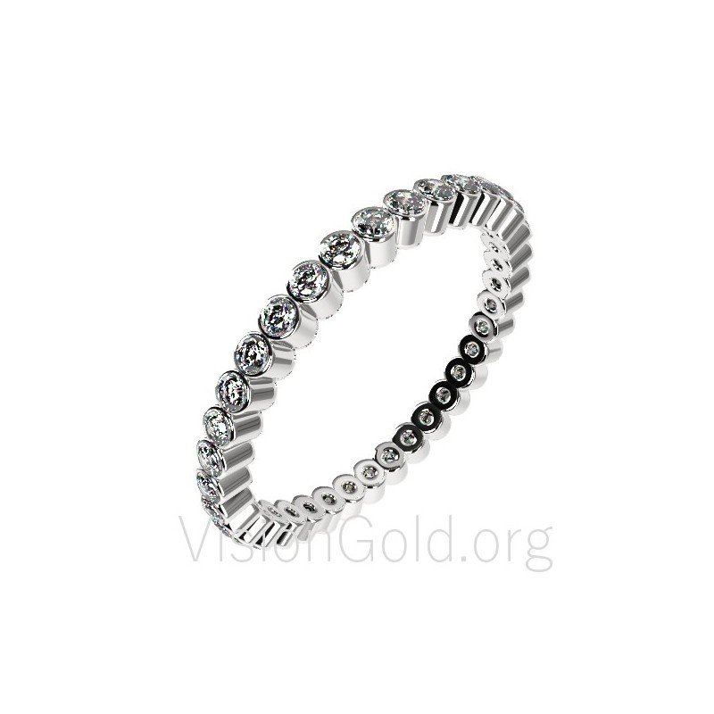 Χειροποιητο Ολοβερο Σειρε Δαχτυλιδι Με Διαμαντια 0024