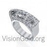 Fashion Women's Ring With Diamonds 0579