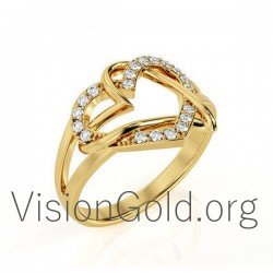 Anillo Corazon Oro 0581