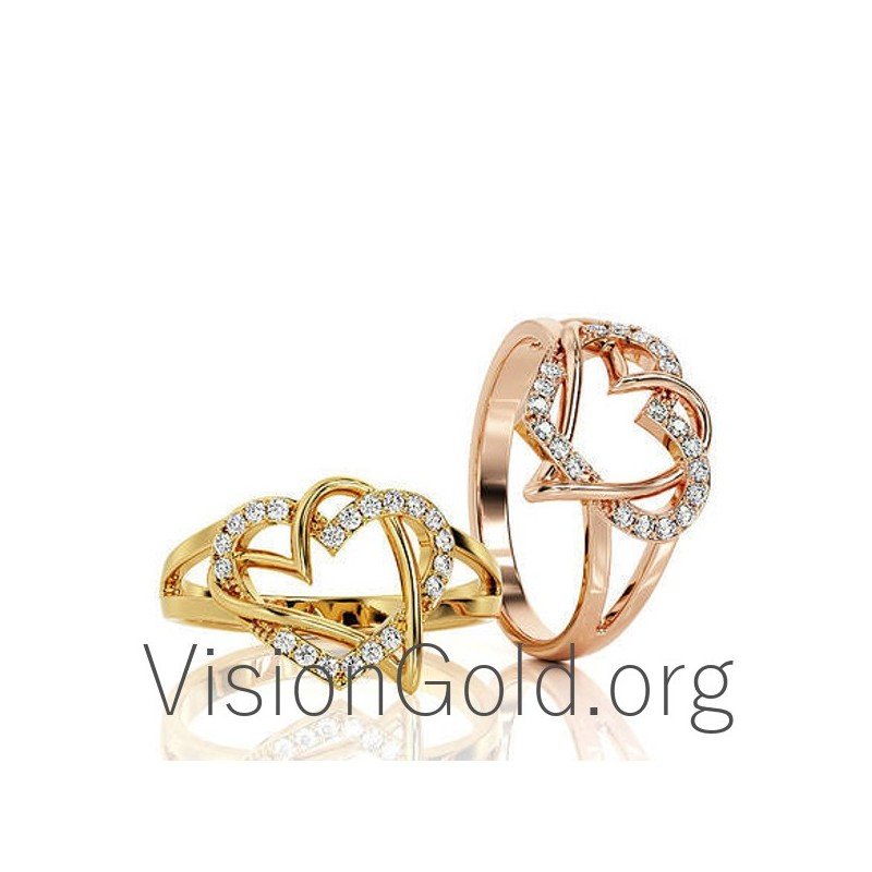 Anillo Corazon Oro 0581