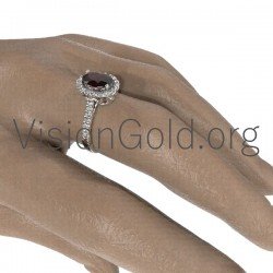 Ring mit Diamanten 0120