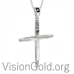 Σταυροι Βαπτισης Με Διαμαντια 0082