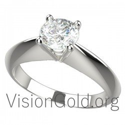 Anillo especial de diamante de una sola piedra 0002