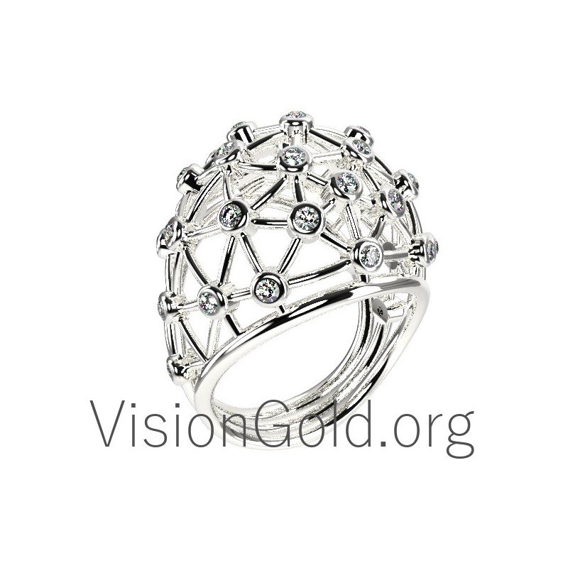 Ασημενια Δαχτυλιδια|Γυναικεια Ασημενια Δαχτυλιδια 0592