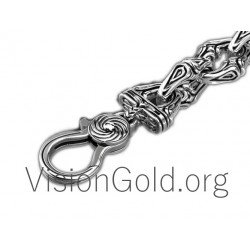 Ασημενιο Ανδρικο Βραχιολι-Ασημενια Ανδρικα Κοσμηματα 0013