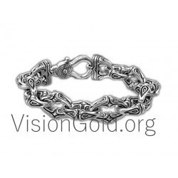 Silber Herrenarmband-Silber Herrenschmuck 0013