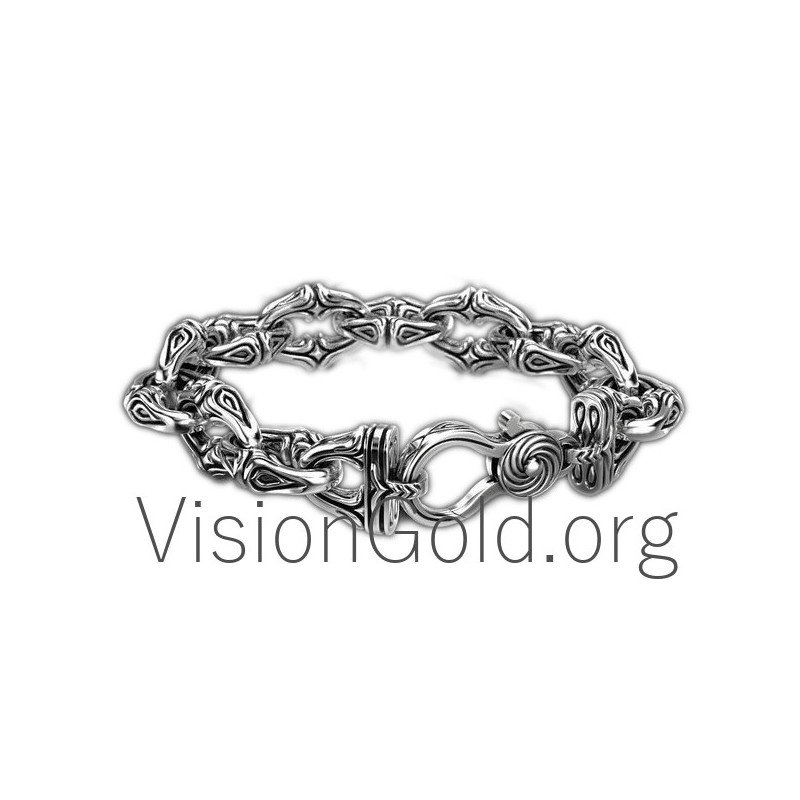 Silber Herrenarmband-Silber Herrenschmuck 0013