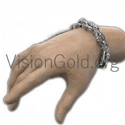 Ασημενιο Ανδρικο Βραχιολι-Ασημενια Ανδρικα Κοσμηματα 0013