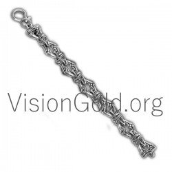 Ασημενιο Ανδρικο Βραχιολι-Ασημενια Ανδρικα Κοσμηματα 0013