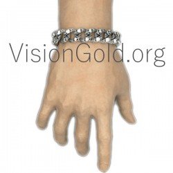 Мужской серебряный браслет Rock-Handmade Мужские серебряные браслеты 0014