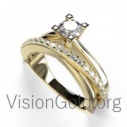 Λευκοχρυσο Μονοπετρο Δαχτυλιδι 14Κ  Με Ζιργκον 0010