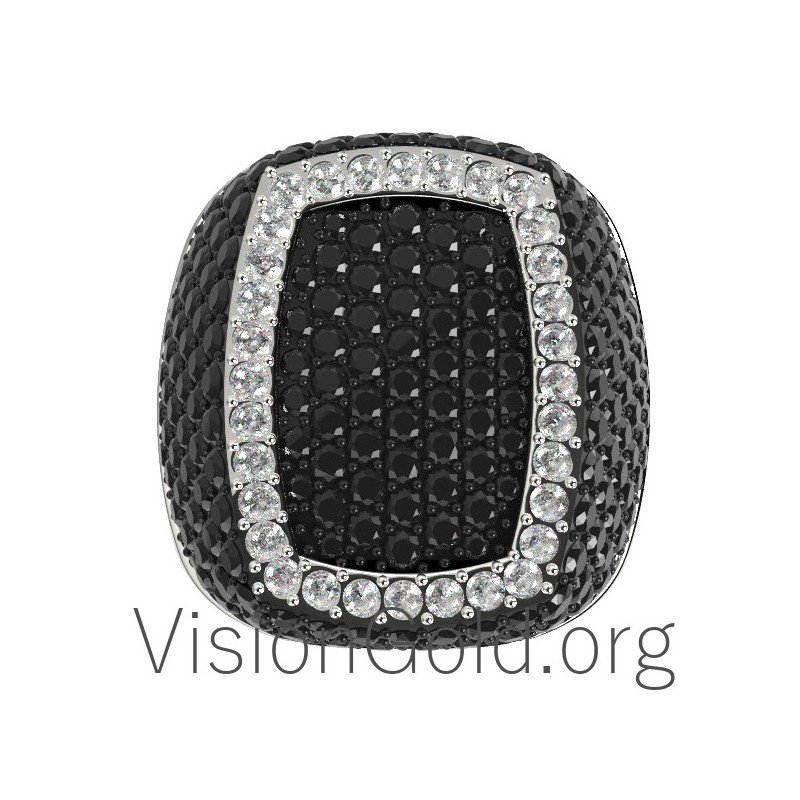 Ring K18 Mit Diamanten im Brillantschliff 0604