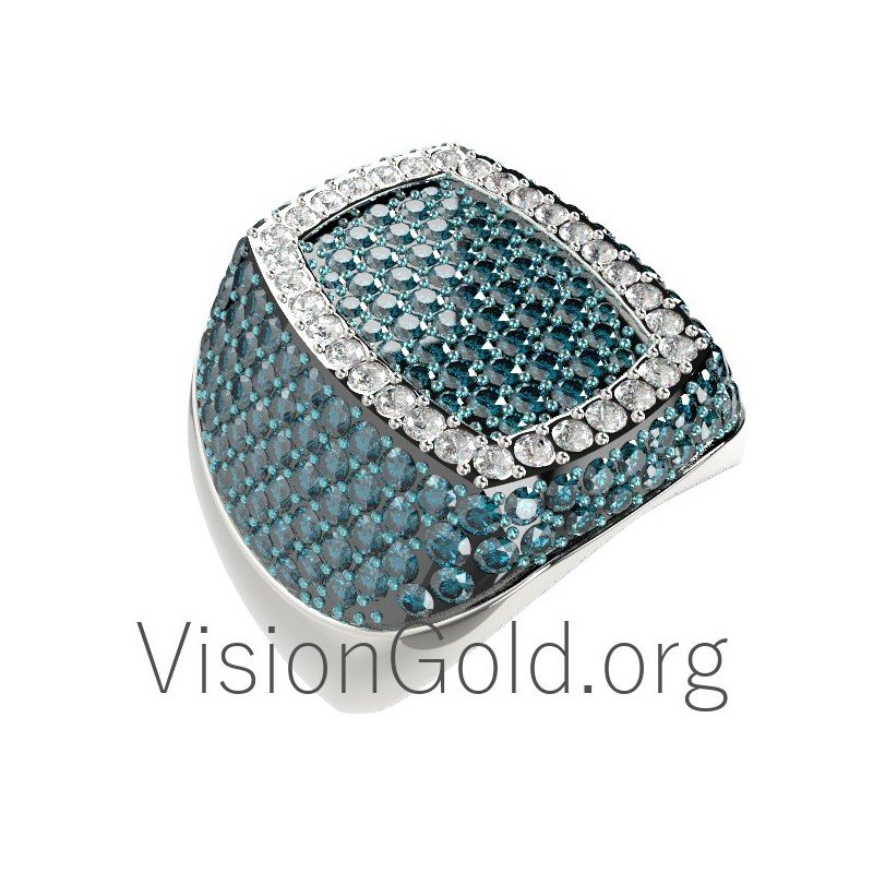 Δαχτυλιδι Κ18 Με Μπριγιαν Διαμαντια 0604