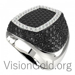 Ring K18 Mit Diamanten im Brillantschliff 0604