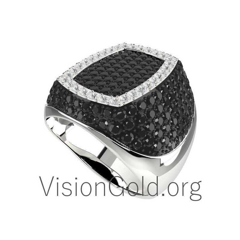 Ring K18 Mit Diamanten im Brillantschliff 0604