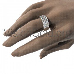 High Quality Cubic Zirconia Wedding Rings 0611