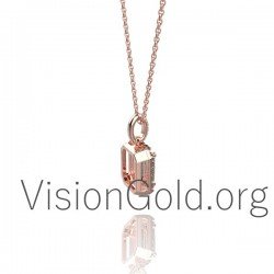 Κρεμαστο Με Aquamarine Και Μπριγιαν Διαμαντια 0331