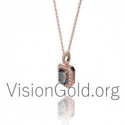 Aquamarine Pendant With Diamonds And Brilliants 0331