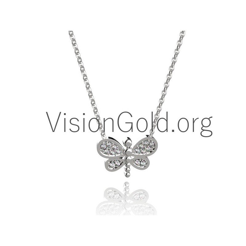 Collar Mujer Charm Dragonfly 0340