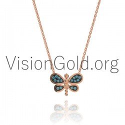Women's Charm Necklace Dragonfly 0340