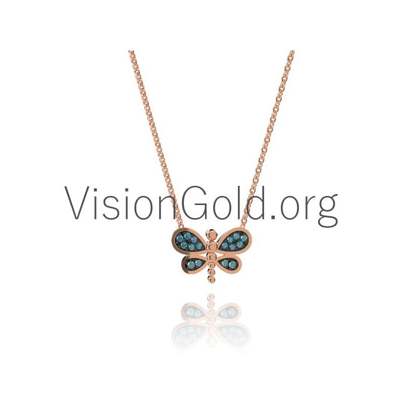 Collar Mujer Charm Dragonfly 0340