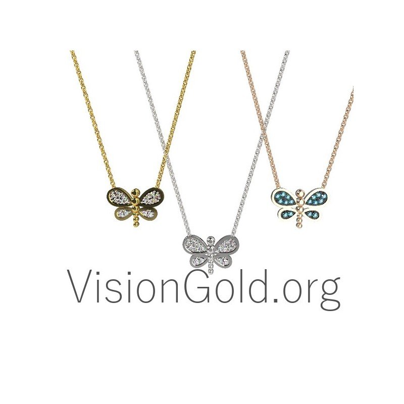 Collar Mujer Charm Dragonfly 0340