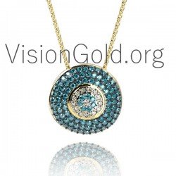 Evil Eye Charm Necklace 0341