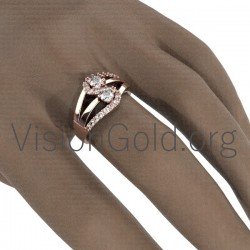 Πανεμορφο Χειροποιητο Δαχτυλιδι 0619