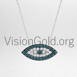 Evil Eye Necklace for Women - Evil Eye Pendant 0343