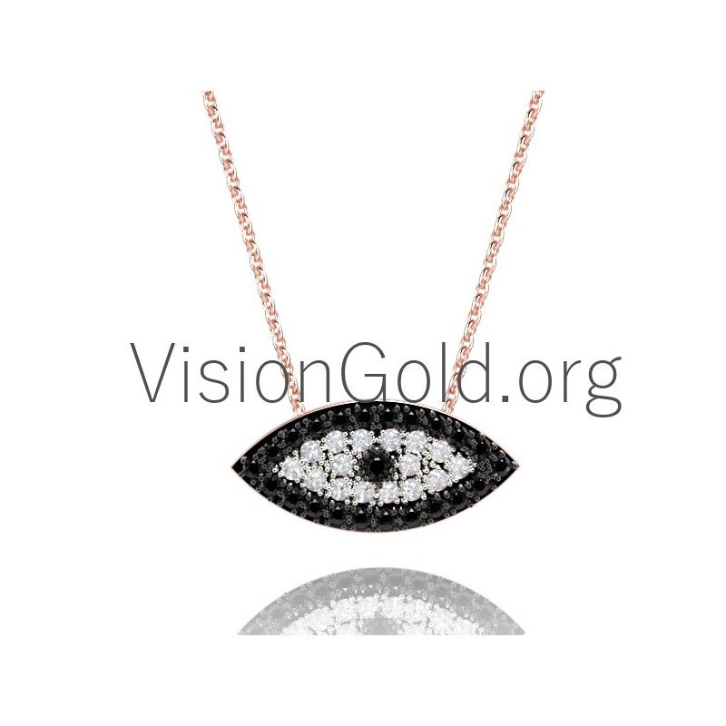 Collar de mal de ojo para mujer - Colgante de mal de ojo