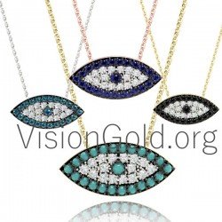 Collar de mal de ojo para mujer - Colgante de mal de ojo