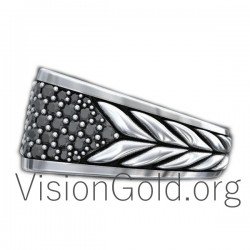 Ανδρικο Δαχτυλιδι Με Πετρες 0092